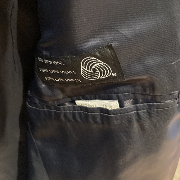 DKNY men’s wool suit separate blazer size 40 regular - Picture 4 of 9